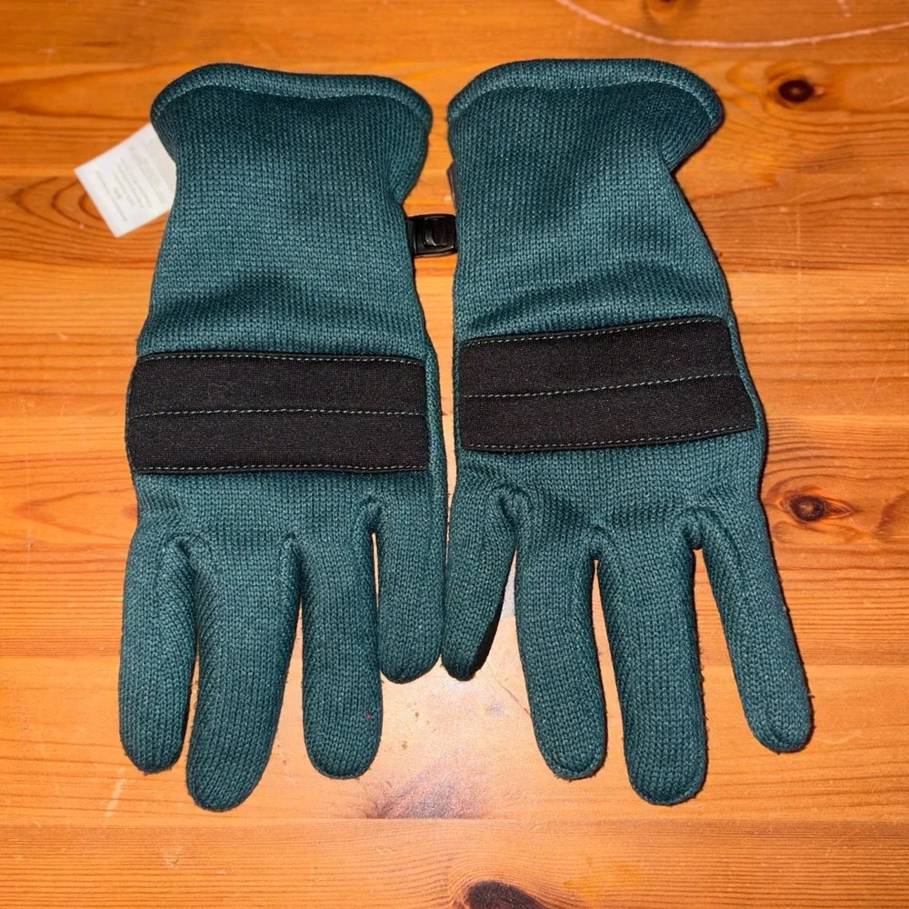 Eddie Bauer Green and Black Outdoor Gloves - Picture 1 of 7